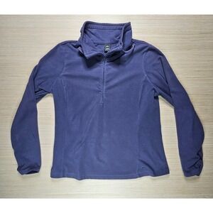 REI Co-Op Womens‎ Fleece Jacket Size L Purple Half Zip READ Gorpcore